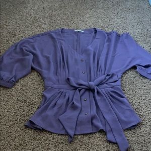 Purple boutique blouse